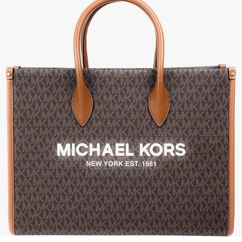 Brand New Michael Kors Brown Mirella MD Tote Bag with tags